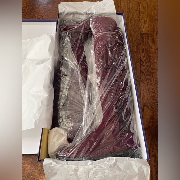 Stuart Weitzman Mane Suede Over The Knee Boots size :9 color: bordeaux:brand new - Picture 5 of 14
